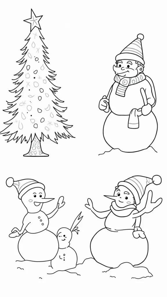 coloriages de Christmass